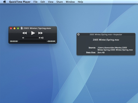quicktime player for mac 7 vs. 10.4